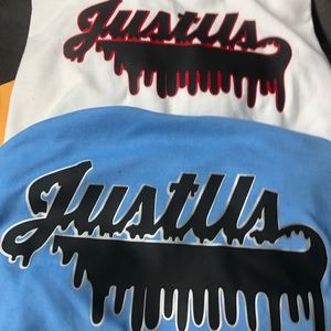 JustUs drip tees